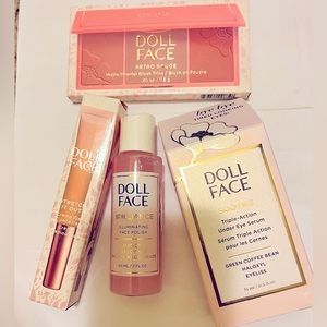 A bundle of 4 brand new, best selling, fun products from Doll Face Cosmetics!